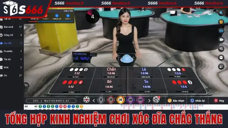 Kinh nghiệm chơi xóc đĩa trực tuyến chắc thắng