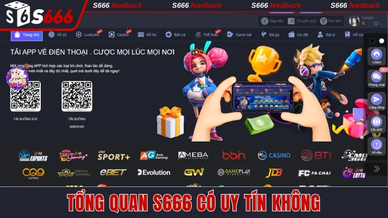 Tổng quan S666 có uy tín không